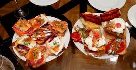 Канапе с лососем